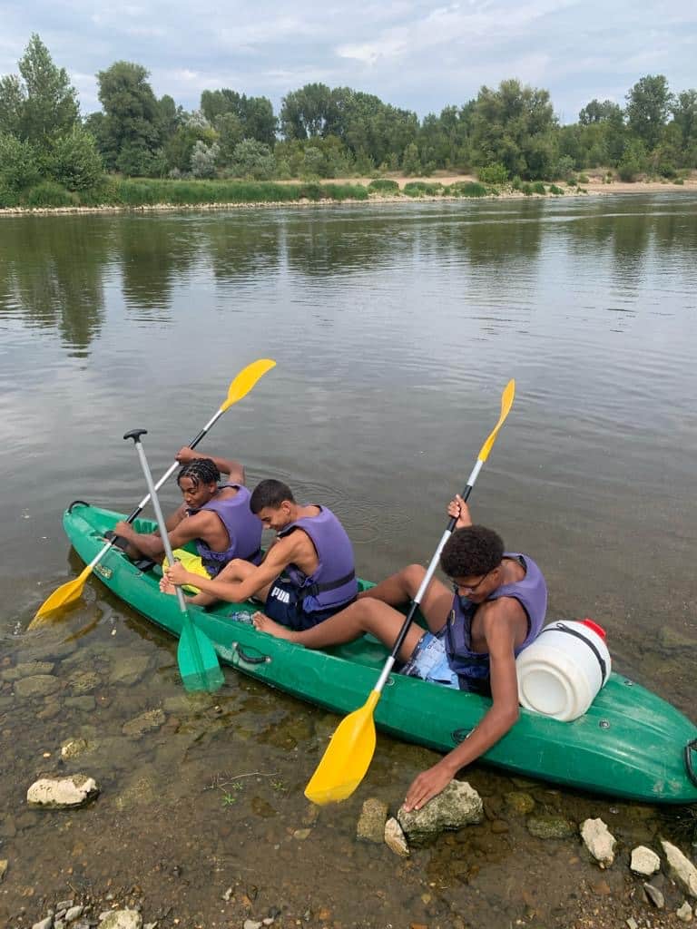Kayak du camping à Gien dans le Loiret