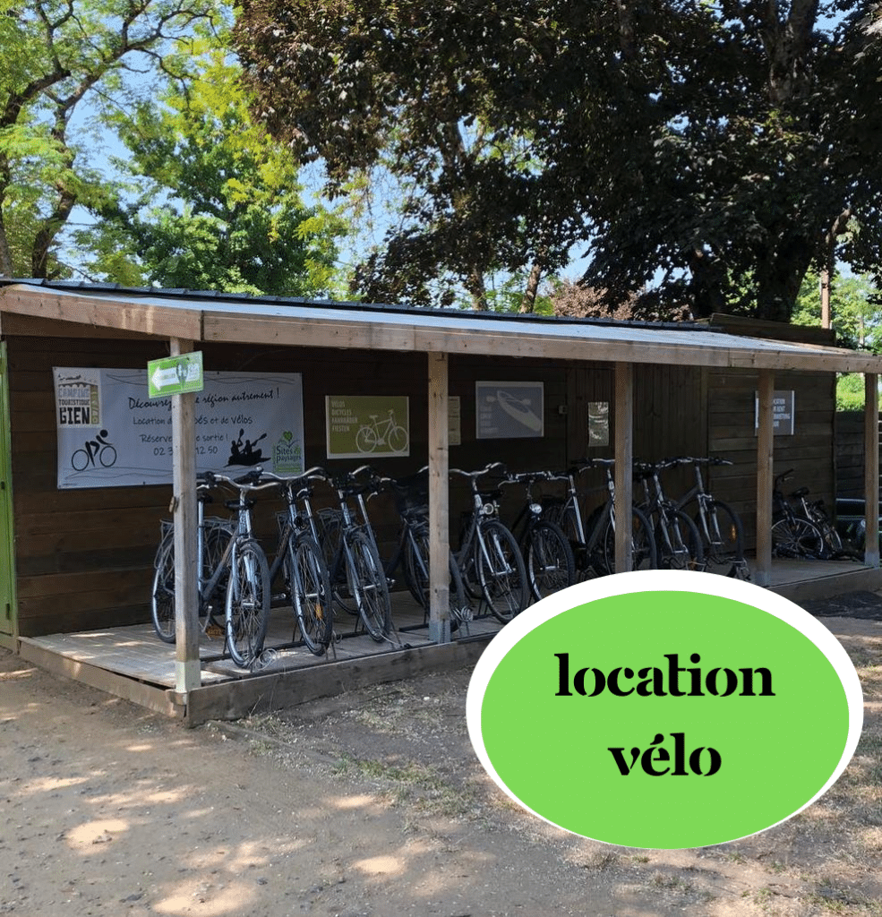 Location vélo camping à Gien