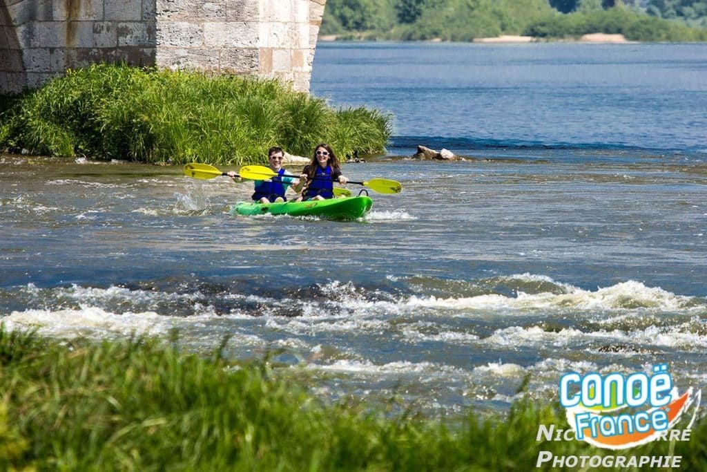 Canoé au bord de Loire Loiret