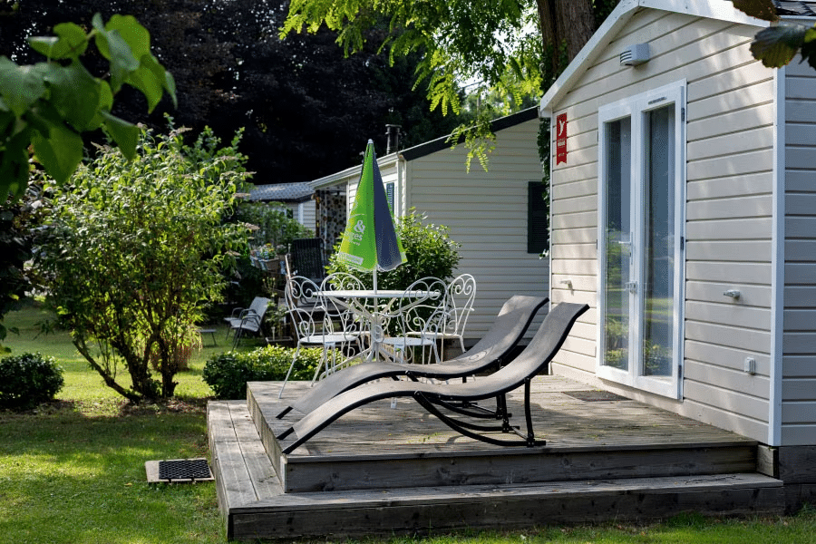 Mobil-home du camping à Gien dans le Loiret