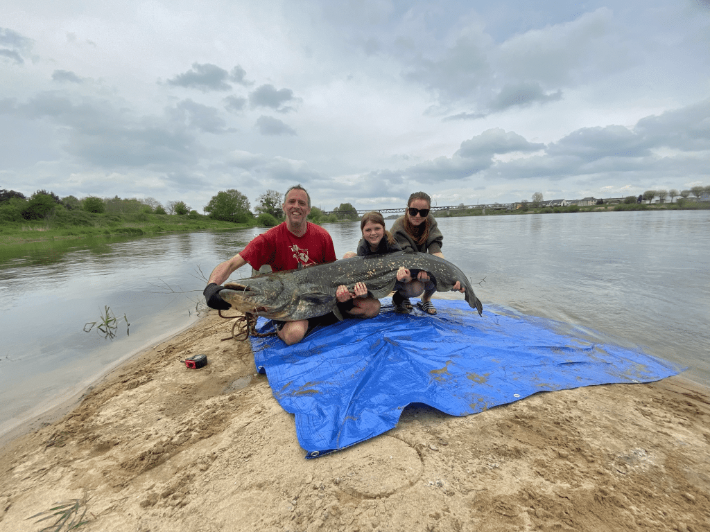 Pêche près du camping à Gien dans le Loiret