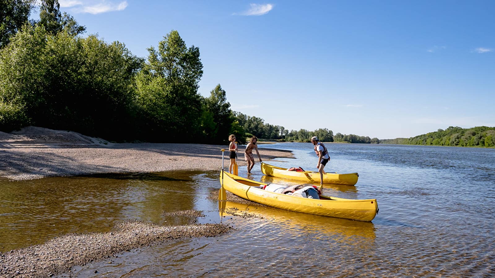 Près de la piscine du camping dans le Loiret en bord de Loire
